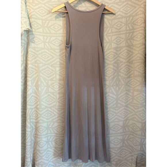 Ribbed Knit‎ Midi Dress Sleeveless Tank Style Casual Summer Comfortable - Picture 6 of 7